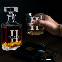 Load image into Gallery viewer, Whiskey Decanter Set - 26 Oz (750 ML)