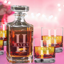 Load image into Gallery viewer, Whiskey Decanter Set - 26 Oz (750 ML)