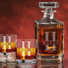 Load image into Gallery viewer, Whiskey Decanter Set - 26 Oz (750 ML)
