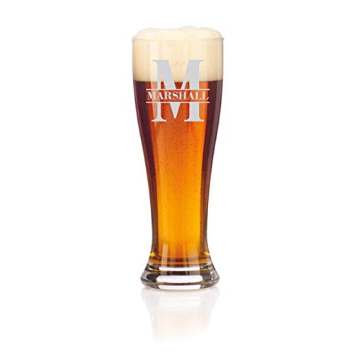 26.2 Math Miles 16 oz Beer Pint Glass, Engraved Beer Glass